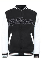 Men's Los Angeles Chenille Patch Varsity Jacket