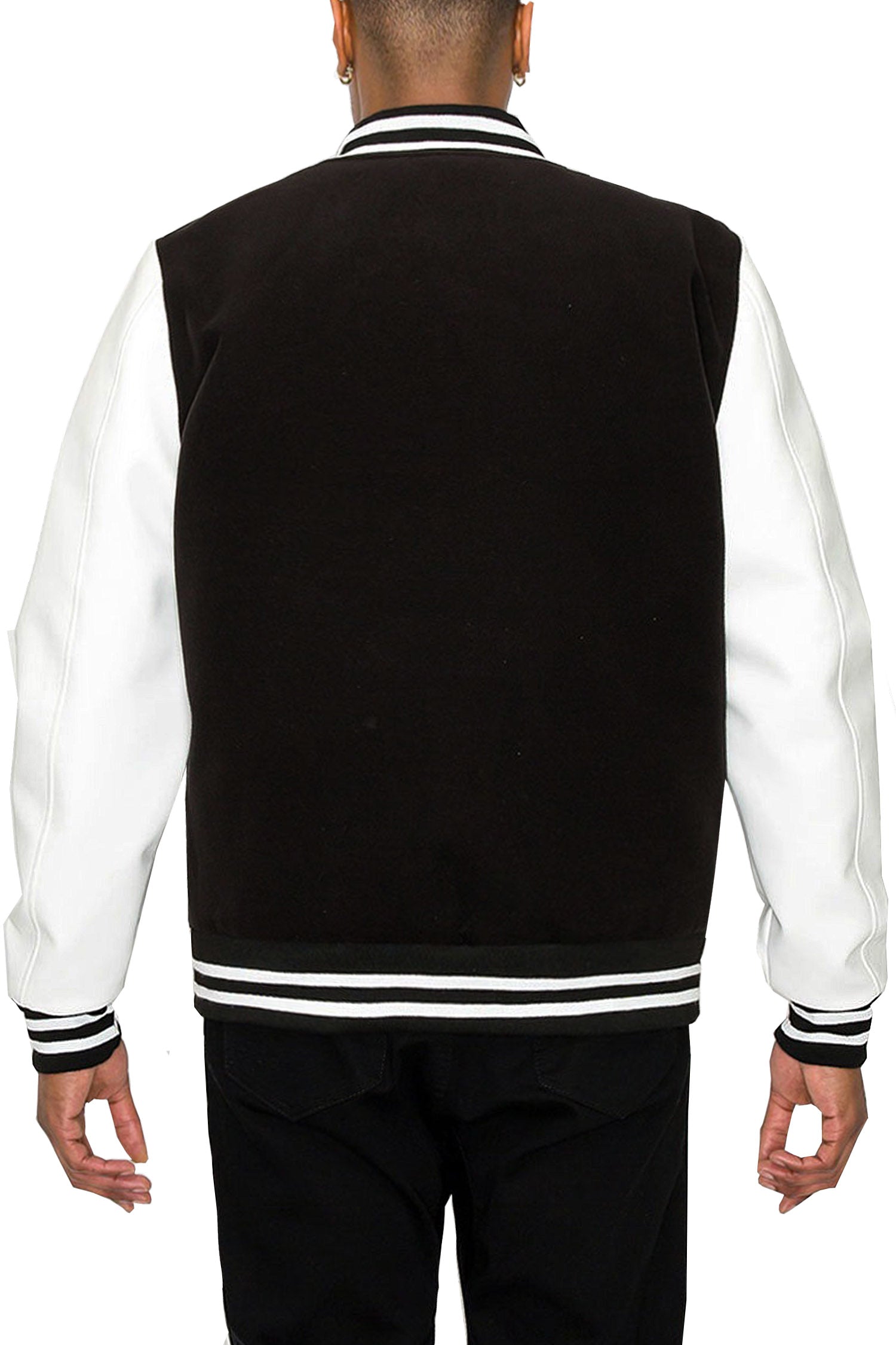 Men's Essential Melton Varsity Jacket