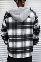 Men's Essential Hooded Flannel Overshirt