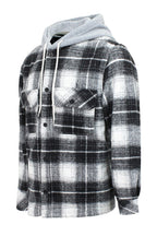 Men's Essential Hooded Flannel Overshirt