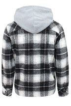 Men's Essential Hooded Flannel Overshirt