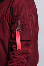 Contrast Lightweight Bomber Flight Jacket