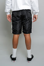 Side Striped Windbreaker Shorts