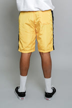 Side Striped Windbreaker Shorts