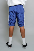 Side Striped Windbreaker Shorts