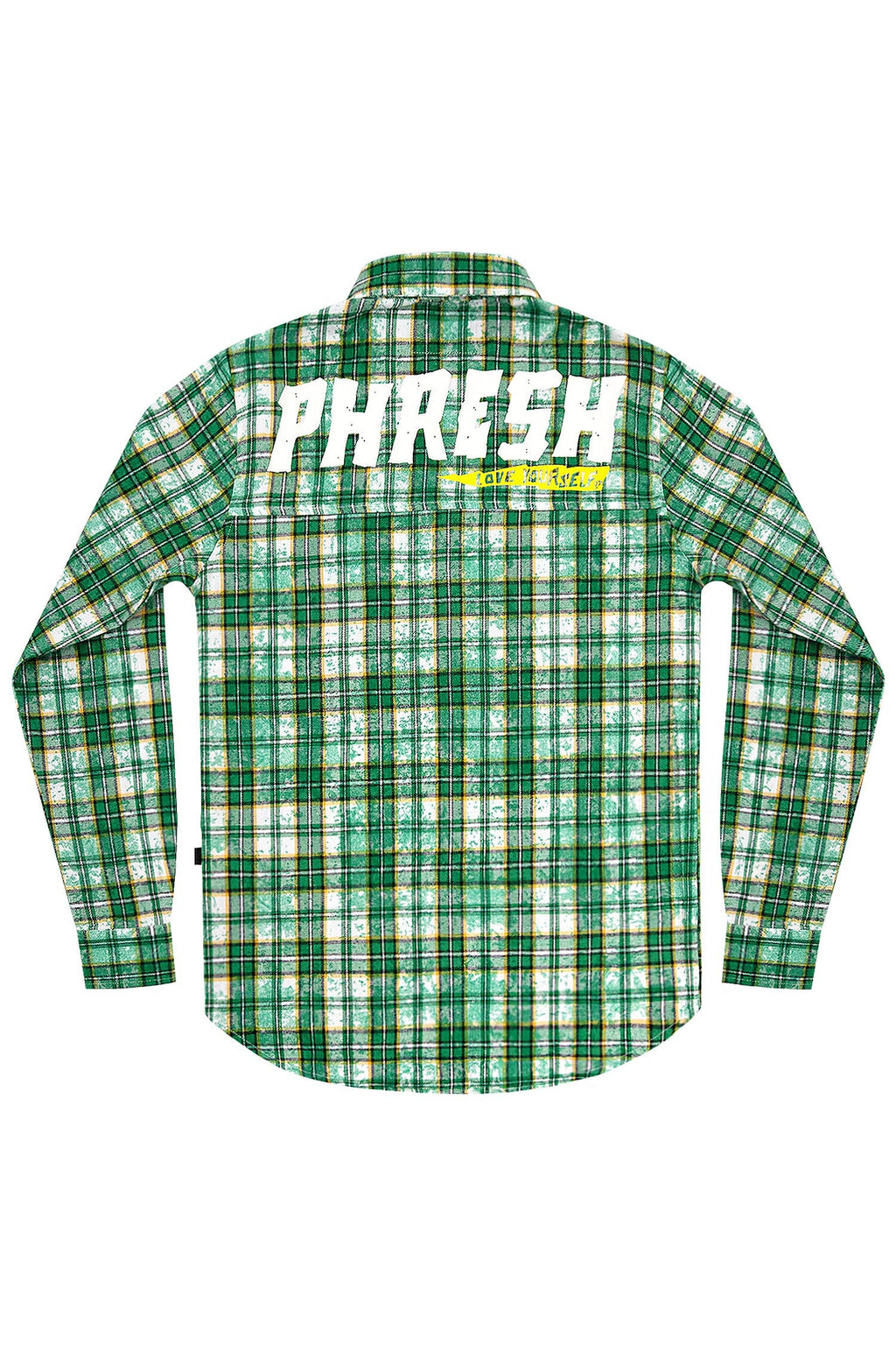 Men's Premium Bleached Multicolor Flannel Shirt