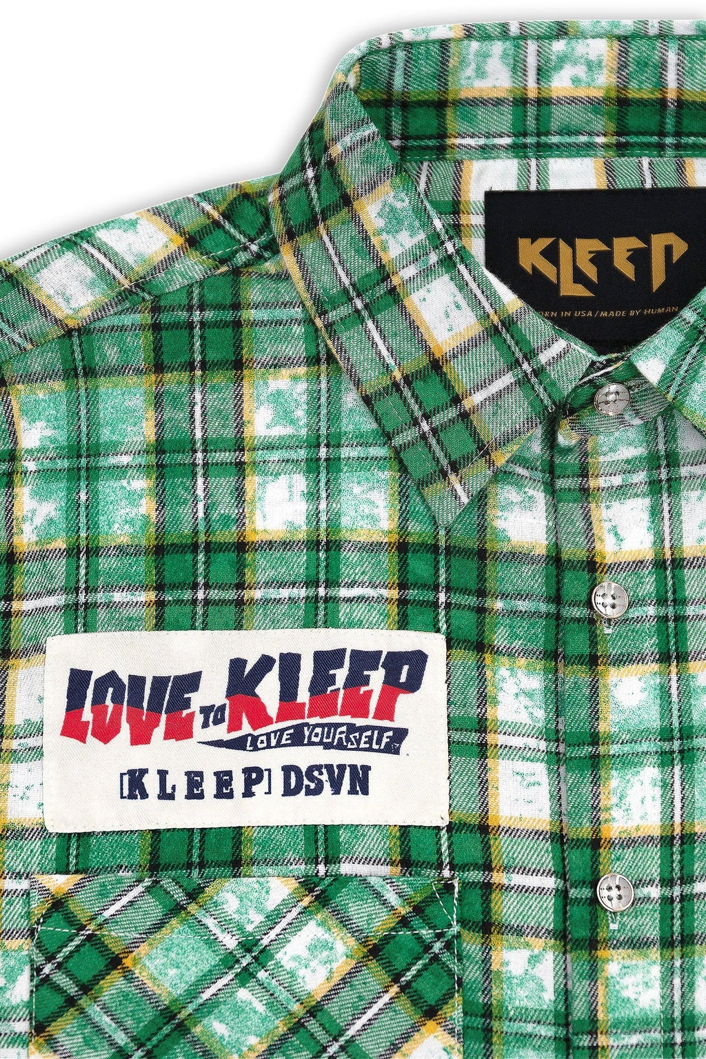 Men's Premium Bleached Multicolor Flannel Shirt