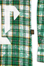 Men's Premium Bleached Multicolor Flannel Shirt