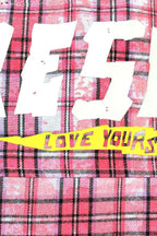 Men's Premium Bleached Multicolor Flannel Shirt