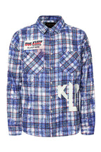 Men's Premium Bleached Multicolor Flannel Shirt