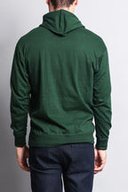 Men's Essential Cross-Dyed Heather Jersey Pullover Hoodie