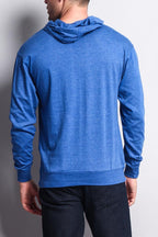 Men's Essential Cross-Dyed Heather Jersey Pullover Hoodie