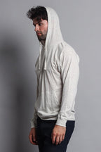 Men's Essential Cross-Dyed Heather Jersey Pullover Hoodie