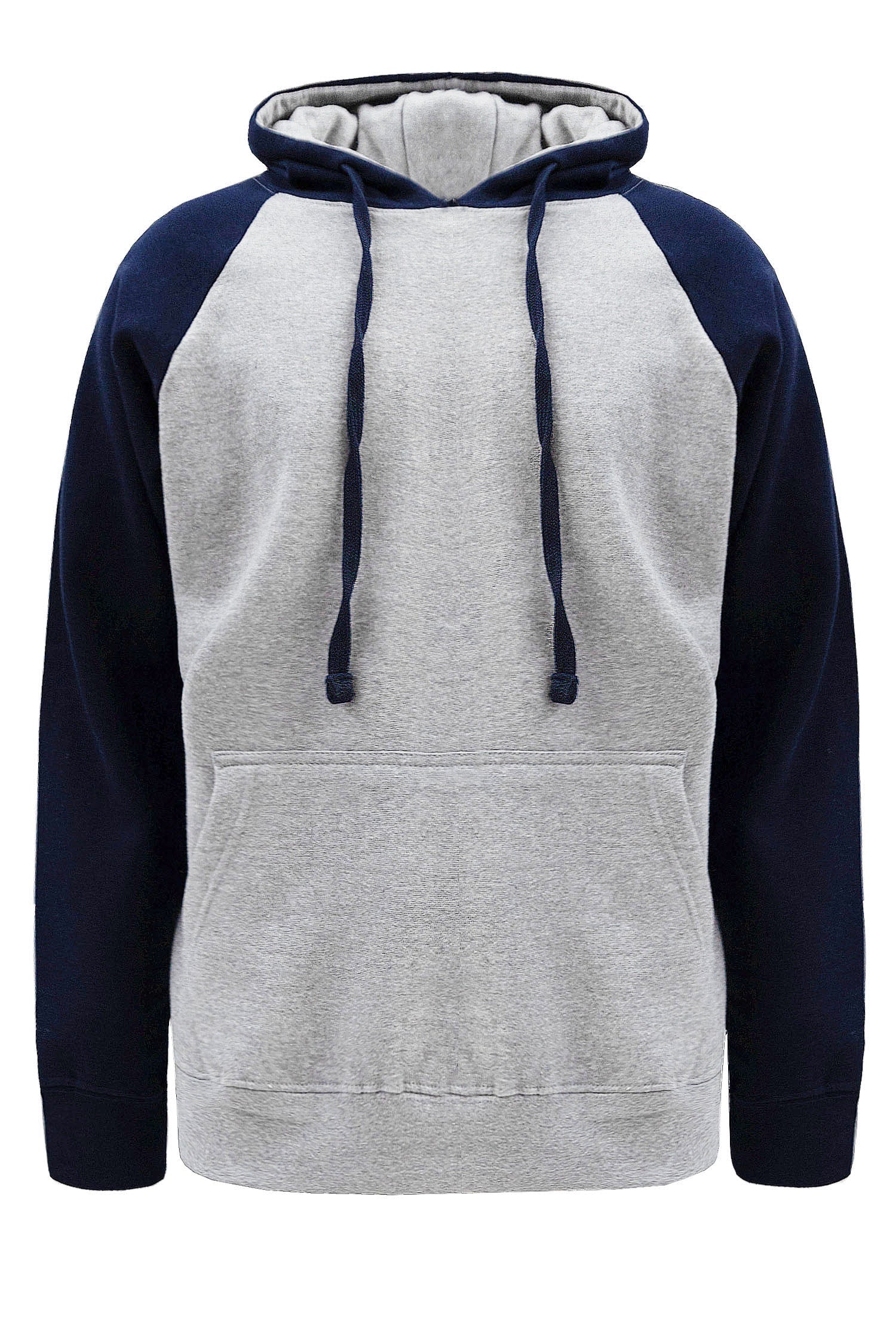 Contrast Raglan Sleeve Pullover Hoodie (New Colorways)