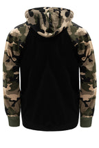Lightweight Contrast Raglan Sleeve Pullover Hoodie (New Colorways)