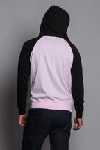 Men's Contrasting Zip Up Hoodie
