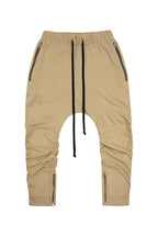 Men's Essential Solid Scrunched Drop Crotch Sweat Joggers