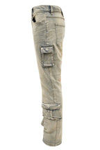Men's Premium Cargo Embroidered Denim Jeans