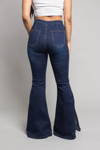 Bell Bottom Slit Jeans