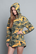 Colored Camo Field Jacket