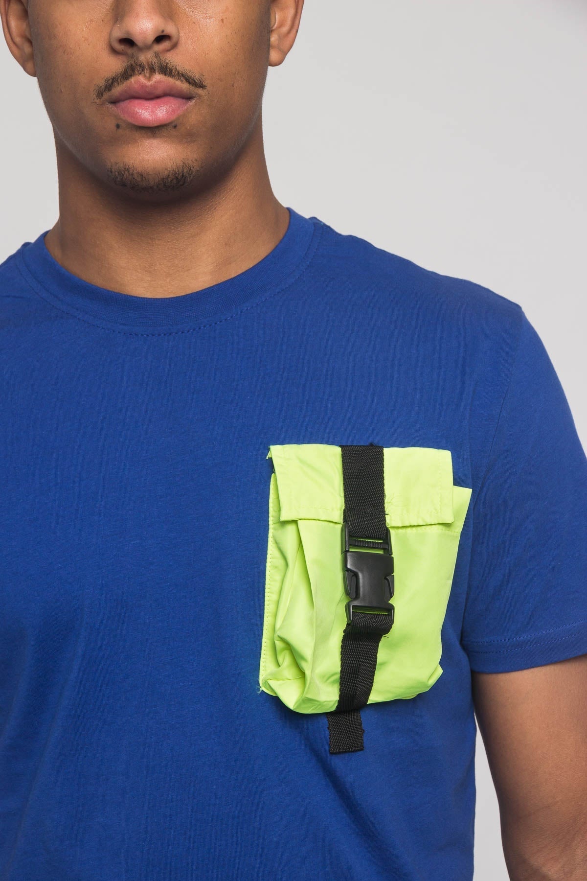 3D Buckled Pocket T-Shirt