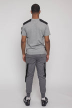 Buckled T-Shirt and Jogger Techwear Set