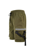 Men's Utility Tactical Reflective Tape Cargo Shorts