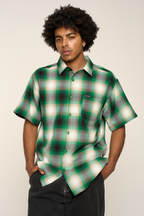 Plaid Short Sleeve Button Up Shirt