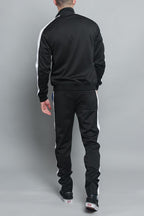 Tri Color Blocked Track Suit