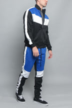 Tri Color Blocked Track Suit