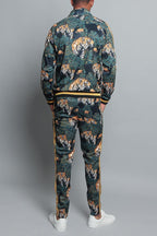 Royal Floral Tiger Track Suit
