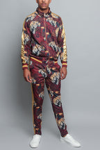 Royal Floral Tiger Track Suit