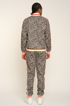 Leopard Track Suit Set
