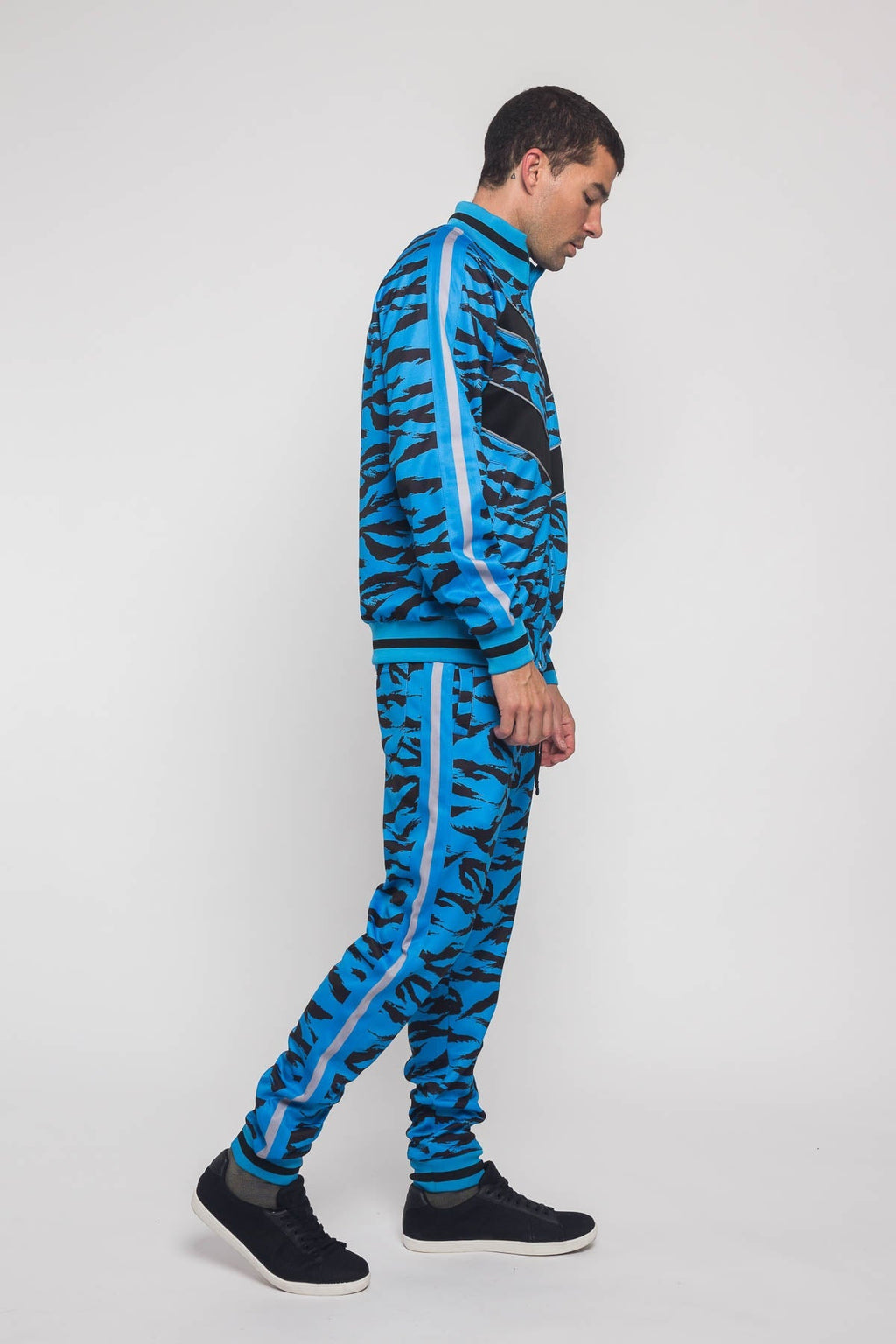 Reflective Tape Tiger Stripe Tracksuit