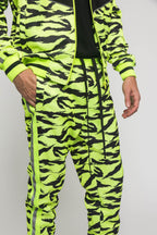 Reflective Tape Tiger Stripe Tracksuit
