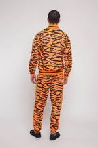 Reflective Tape Tiger Stripe Tracksuit
