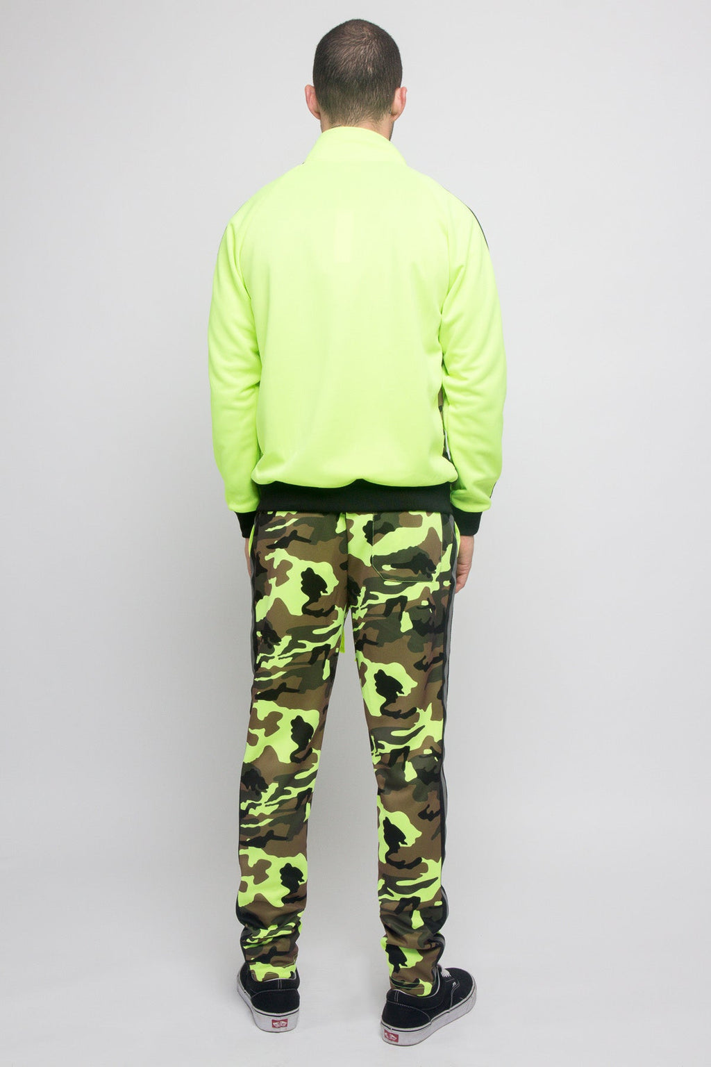 Reflecting Neon Camo Tracksuit