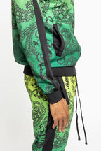 Paisley Gradient Ombre Track Suit Set