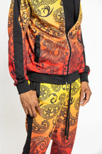 Paisley Gradient Ombre Track Suit Set