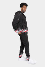 Paint Splatter Fleece Tracksuit