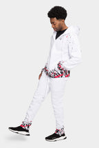 Paint Splatter Fleece Tracksuit