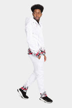 Paint Splatter Fleece Tracksuit