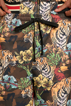 G Striped Floral Tiger Track Suit Set