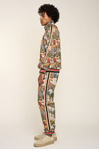 G Striped Floral Tiger Track Suit Set
