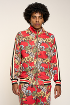 G Striped Floral Tiger Track Suit Set