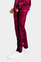 Accented Velour Track Suit