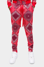 All Over Bandana Pattern Track Suit