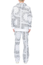 Men's Bandana Pullover Cargo Flared Fleece Set