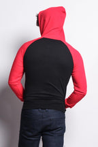 Men's Raglan Light Weight Zip Down Hoodie