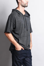 Men's Over Sized Hooded T-Shirt